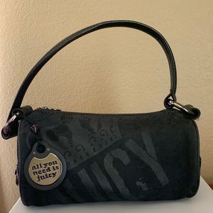 Juicy Couture black fabric mini bag